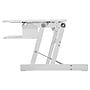 Rocelco 37.5" Height Adjustable Standing Desk Converter, Sit Stand Up Retractable Keyboard Riser, White (R DADRW)~#|#~8C9E2839-5D6F-4BC4-9269CEA18569C78D_sc7