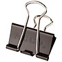 ACCO Medium Binder Clips, 0.63" Capacity, Black, 12 Clips/Pack (A7072050B)~#|#~8C9FC517-2488-42FE-A3CBA77AF3A0B4A8_sc7