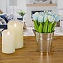 National Tree Company 9" Blue Tulip Bouquet in Metal Pot (MT81-130TU25PBL)~#|#~8CA3880E-2482-474F-9D17E647EDF75DCF_sc7