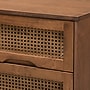 Baxton Studio Barrett 18.7"W x 15.7"D Wooden Nightstand with 2 Drawers, Walnut Brown (192-11298-HiT)~#|#~8CA6B2CF-22F1-4560-BF2E31ACBC32F89B_sc7