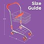 Hey! Play! Kids Shopping Cart for Pretend Play Grocery Store, Red (80-PP-TX51210)~#|#~8CA84063-2724-4962-ADB3A0442BB6579A_sc7