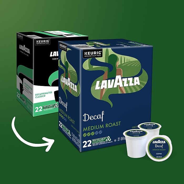 Lavazza Classico Decaf Coffee Keurig® K-Cup® Pods, Medium Roast