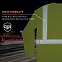 Chill-Its 6688 High Visibility Cooling Sun Shirt with UV Protection, ANSI Type R, Class 2, Lime, M (12137)~#|#~8CA97CE2-0DD5-4984-B02249AA3FE90B20_sc7