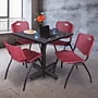 Regency 36-inch Square Laminate Table with Zeng Stacker Chairs, Burgundy (TKB3636GY47BY)~#|#~8CAE4217-30E5-4F0F-B667DC8F92E01678_sc7