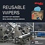WypAll PowerClean X80 Fabric Cleaning Wipers, 16.8" x 12.5", Blue, 160 Wipers/Box, 160/Carton (41041)~#|#~8CAF1459-DEDE-4D91-A413DEAC273FF449_sc7