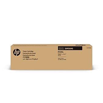 HP M506L Magenta Toner Cartridge for Samsung CLT-M506L (SU305), Samsung-branded printer supplies are now HP-branded