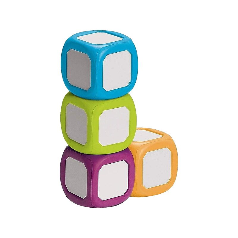 hand2mind Write-On/Wipe-Off Dice Set (64203) image 1