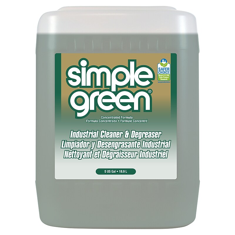 Simple Green All-Purpose Industrial Cleaner/Degreaser/Deodorizer, 5-Gallon Pail image 1