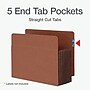 Pendaflex Heavy Duty Reinforced File Pocket, Letter Size, Brown, 5/Box (63770P)~#|#~8CBCE82E-E37D-434C-86EFC94F69C678FC_sc7