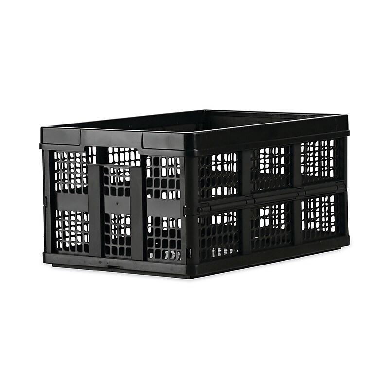 Universal Filing/Storage Tote, Black, 10 1/4"H x 20 3/4"W x 13 3/4"D image 1