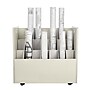 AdirOffice 21-Slot Mobile Roll File, Lockable, 28.5"H x 30"W x 15.75"D, White (625-WHI-KIT1)~#|#~8CC062E4-988E-43F6-AAD9D4BE0C0EC073_sc7