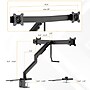 Mount-It! Dual Monitor Gas Spring Desk Mount with Crossbar For Screens Up to 32", Holds 19.8 lbs Per Arm, Black (MI-12002)~#|#~8CC18B65-8A93-4074-B7997415ADC0F5A1_sc7