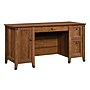 Sauder Carson Forge 59"W Computer Desk, Washington Cherry (422032)~#|#~8CC1AEBF-89DB-411E-B12BB01E8D4F1DD4_sc7
