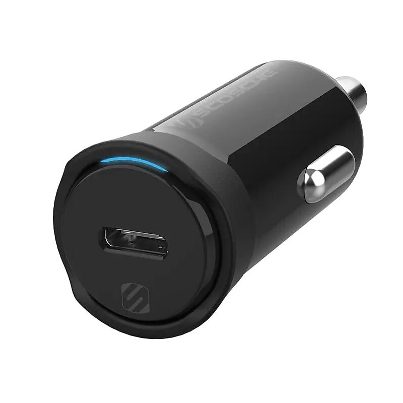 scosche USB-C Fast Charger for Car (CPDC20-SP) image 1