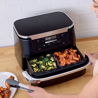 Ninja Foodi 7 Qt Air Fryer, 6-in-1 DualZone FlexBasket Air Fryer - Thumbnail 4