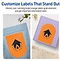 Avery Decorative Edge Multipurpose Labels, 4.75" x 3.5", Bright Orange, 160/Pack (94600)~#|#~8CCA5B40-2CC8-4E6F-A7765037DAFA2334_sc7