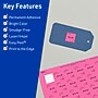 Avery Laser/Inkjet Square Multipurpose Labels, 1.5" x 1.5", Bright Pink, 1600/Box (94106)~#|#~8CCBE7F0-D5EB-48C3-A3E45758DD3100DB_sc7