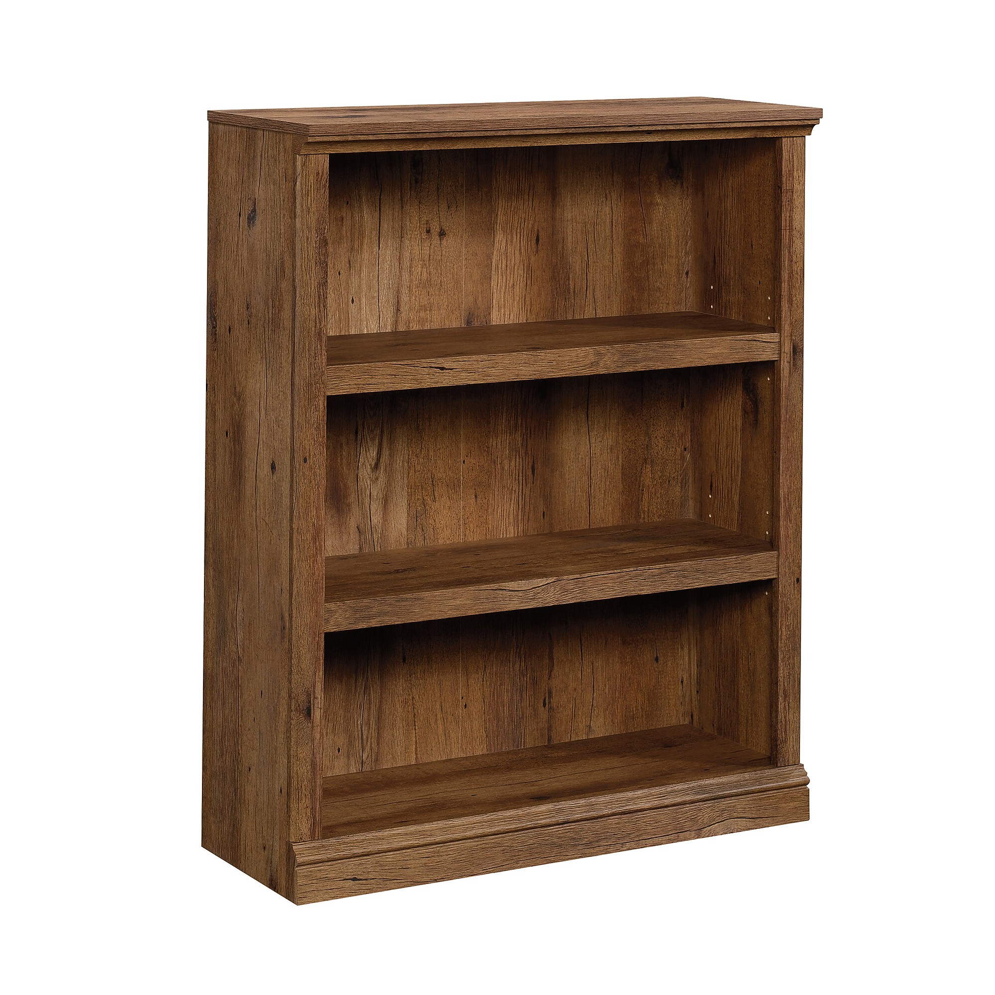 Sauder Select 44″H 3-Shelf Bookcase, Vintage Oak (426425) Sansujyuku sansujyuku.com