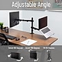 Mind Reader Adjustable Dual Arm Monitor and Laptop Desk Mount for 17" - 32", Black (ARMTAB-BLK)~#|#~8CD35C40-953C-4464-976E9F8C12FAD1AB_sc7