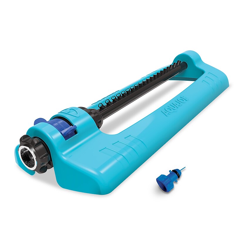 Aqua Joe Indestructible Jumbo Metal Base Oscillating Sprinkler, Up to 4400 sq. ft. (SJI-OMS20) image 1