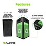 Alpine Industries GS Series Steel Trash Can & Recycling Bin Combo, 80 Gallon, Green (ALP471-40-SILGC-MK)~#|#~8CD6DFE9-4CB5-4F67-8A7F5D9FB137C8D7_sc7