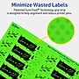 Avery Rectangle Multipurpose Labels, 1" x 4", Neon Green, 400/Pack (94202)~#|#~8CDB0D42-5FEF-40B9-BFA9A00450EDA189_sc7