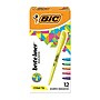 BIC Brite Liner Stick Highlighter, Chisel Tip, Assorted Colors, Dozen (BL11-AST)~#|#~8CE3FC7D-B9CF-4125-9B5AB9E55BB433F7_sc7