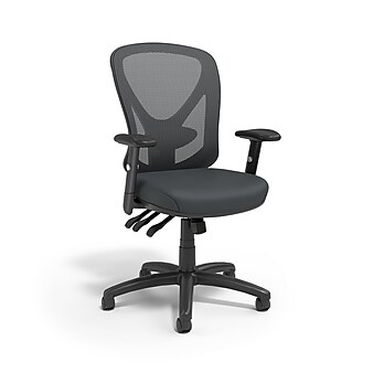 Staples Carder Ergonomic Fabric Swivel Computer and Desk Chair, Black (24115-CC)