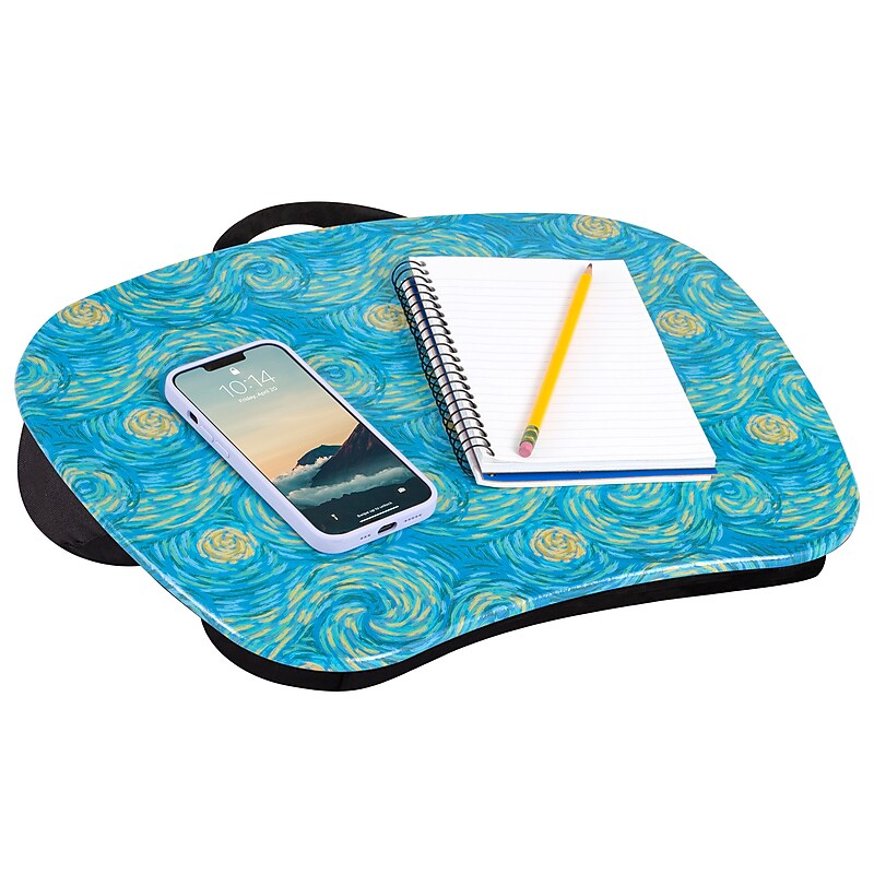 LapGear MyStyle 17" x 13.2" x 2.6" Lap Desk, Starry Blue (45339) image 1