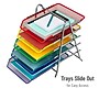 Mind Reader 5-Compartment Metal Desk Tray, Multicolor (5TPAPER-ASST)~#|#~8CE99510-1B48-48EC-AED83221E000FAFD_sc7