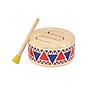 PlanToys 6.6" Wooden Solid Drum Toy Percussion Instrument (PTS6404)~#|#~8CEBAC63-0C4D-467D-9161E6ABCC8D7F4E_sc7