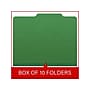 Medical Arts Press Pressboard Classification Folder, 1 Divider, 2" Expansion, Letter Size, Moss Green, 10/Box~#|#~8CF1D81C-B6AB-46F3-A7C427196672C90C_sc7