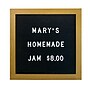 Cosco Message Board Indoor Sign, 10" x 10", Black/Brown (098522)~#|#~8CF3F064-8BF5-4085-B869F6E6CD3773C2_sc7
