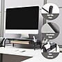 Mind Reader Monitor Stand with Paper Tray, Metal, Black (MESHMONSTA-BLK)~#|#~8CF91D09-96E5-485C-8C56B553AE8D64ED_sc7