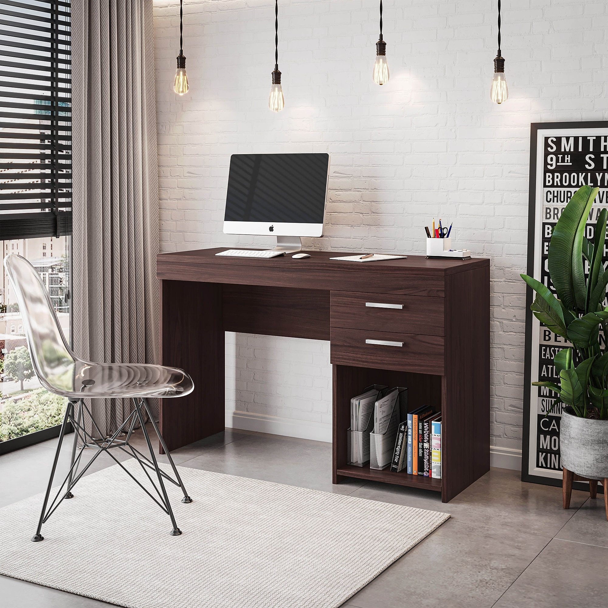 Techni Mobili 48″ Writing Desk, Espresso (RTA-913D-ES) Sansujyuku sansujyuku.com
