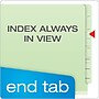 Pendaflex Recycled Reinforced Classification Folder, 1-Divider, 2" Expansion, Legal Size, Light Green, 10/Box (23314)~#|#~8CFFE153-093B-4F5F-BBE926818C0BB2F7_sc7