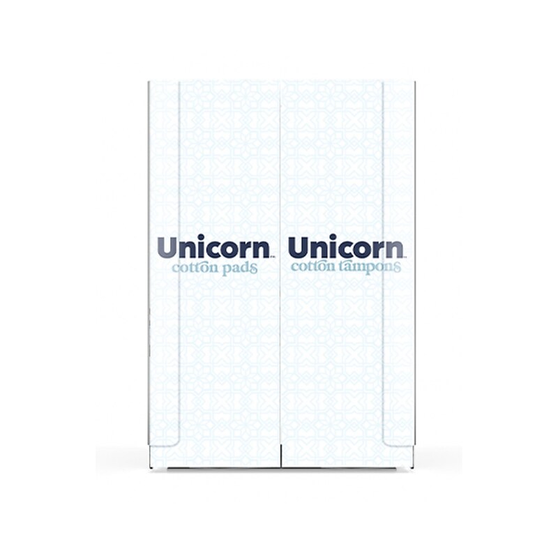 Unicorn Acrylic Wall-Mounted Bathroom Dispenser, Clear (TOP-08500) image 1