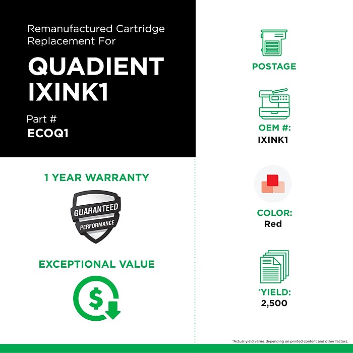 Clover Imaging Group Remanufactured IXINK1 Red Standard Yield