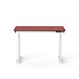 VersaDesk PowerLift 48"W Electric Rectangular Adjustable Standing Desk, Cherry/White (PLSDR4824-WC-APP)~#|#~8D0105C6-E63B-47F6-80F450DFF3CDBCCE_sc7