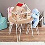 Hey! Play! Plywood Dollhouse, 15.0 x 11.5 x 15.8, Brown (80-YC60050A)~#|#~8D016DDF-0942-4323-8AE130A5B3BB429F_sc7