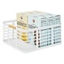 mDesign Steel Organizer, Matte White/Natural (25945)~#|#~8D0551B8-39E3-4B37-83C7AFC4DE5494B6_sc7