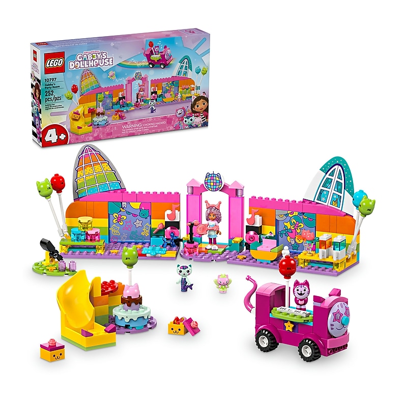 LEGO Gabbys Dollhouse Gabbys Party Room, 252 Pieces (10797) image 1