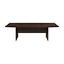 Bush Business Furniture 96W x 42D Boat Shaped Conference Table with Wood Base, Black Walnut (99TB9642BWK)~#|#~8D071959-2EB4-4A6F-BE5B938476AE53B2_sc7