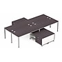 Boss Office Products Simple System 60"W Desk with Storage Cabinet, Driftwood, 4/Set (SGSD017-201)~#|#~8D0A1E6C-65AF-4567-8B519F39D9B1C582_sc7