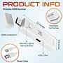 Delton D5 1080p Wireless HDMI Screen Mirroring Display Adapter, 98 ft Range, White (DVAD5WH)~#|#~8D0A2A17-7D14-489E-A23E6238B74663DF_sc7