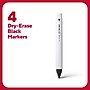 TRU RED™ Pen Dry Erase Markers, Fine Tip, Black, 4/Pack (TR61460/TR54560)~#|#~8D0B8253-3454-493D-B307EA1841BB4248_sc7