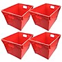 Flipside 44 Qt. Storage Tote, Red, 4/Pack (40122)~#|#~8D10AB41-7239-4020-AC5179EB7340F5FA_sc7
