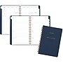 2025-2026 AT-A-GLANCE Signature 5" x 8" Academic Weekly & Monthly Planner, Faux Leather Cover, Navy~#|#~8D1706E9-9DDE-4017-B09A6FAE456DAAC7_sc7