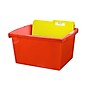 Storex Polypropylene/PP 4 Gallon Classroom Storage Bin, 7.9" x 11.3" x 13.6", Red, 3/Bundle (STX61452U06C-3)~#|#~8D175073-7562-47AD-B75146CDC1EFC2F7_sc7