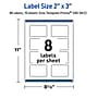 Avery Laser/Inkjet Rectangle Multipurpose Labels, 2" x 3", White, 80/Pack (S00DKZ)~#|#~8D1AACBD-A040-430E-AE68D2F4C477B688_sc7